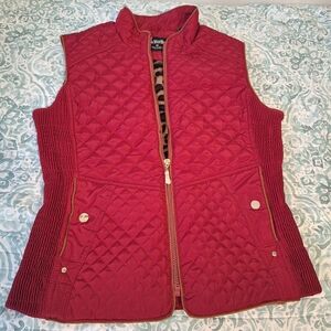 Zip Up Sleeveless Vest